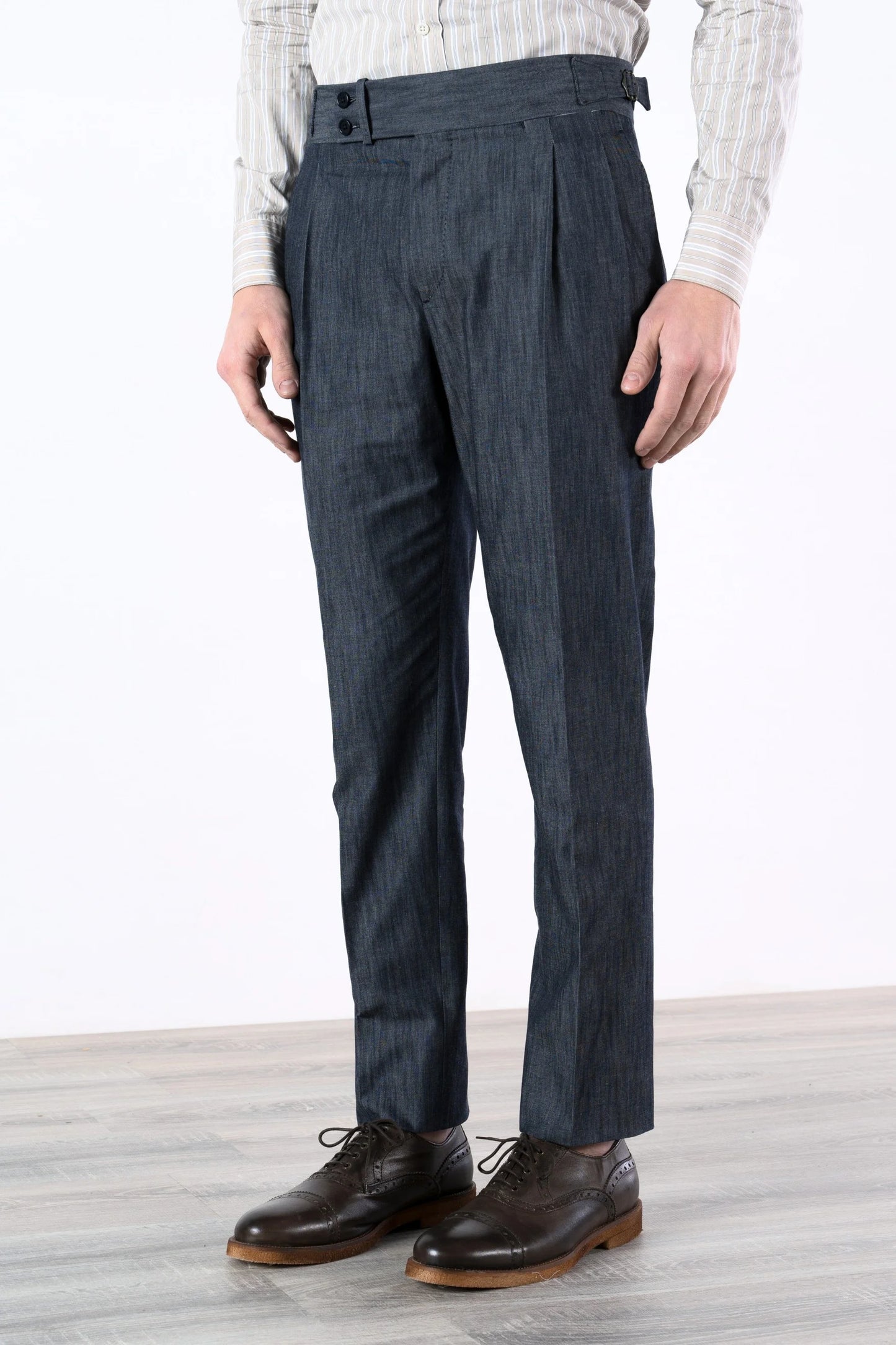 Four seasons blue denim trousers