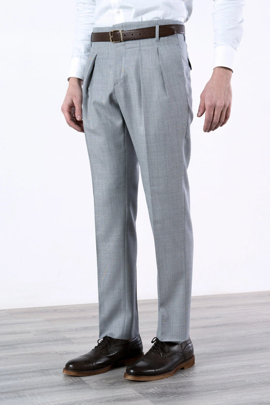 Four seasons gray wool trousers