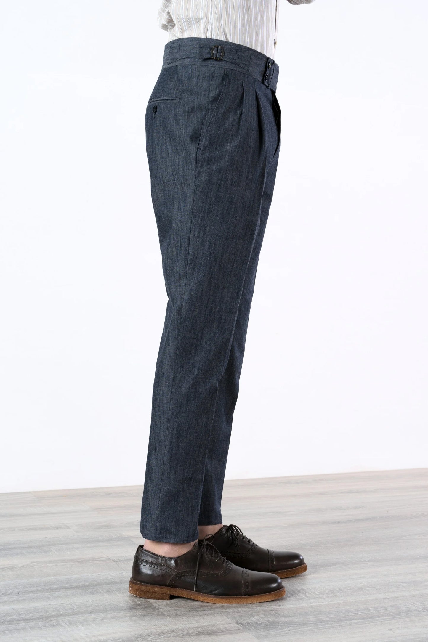 Four seasons blue denim trousers