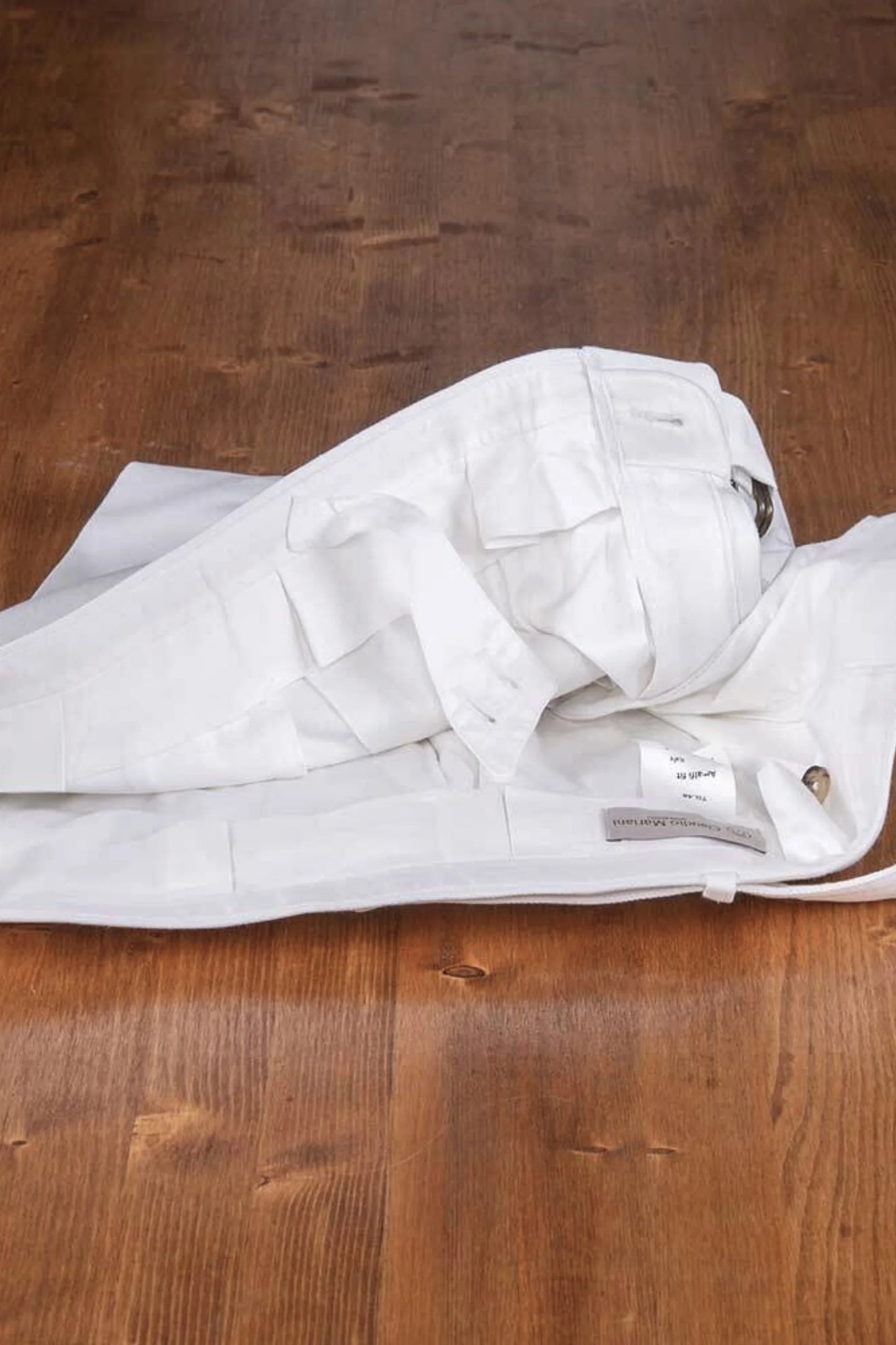 Pantalon quatre saisons en coton blanc