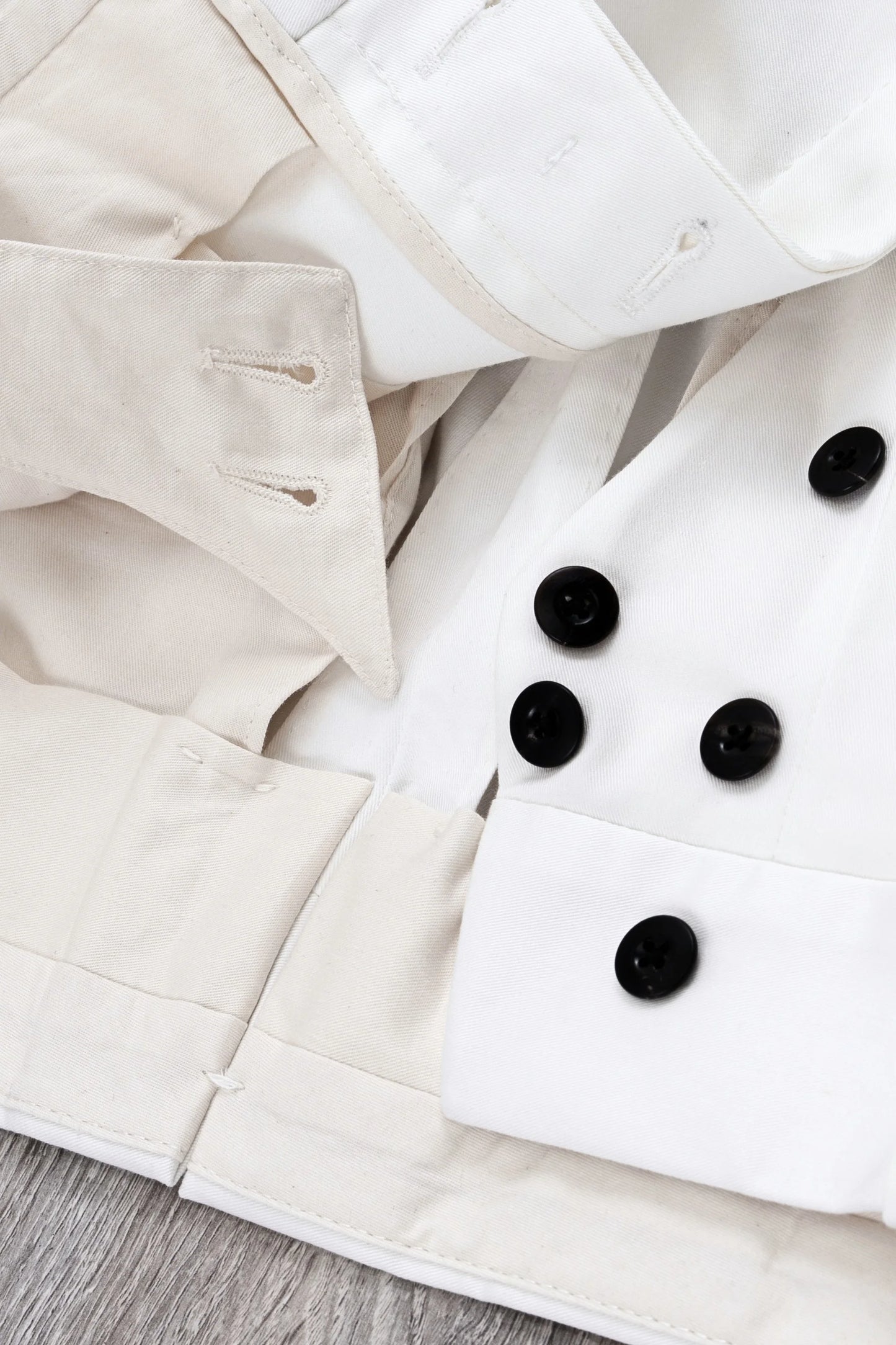 Pantalon en coton blanc Printemps Été