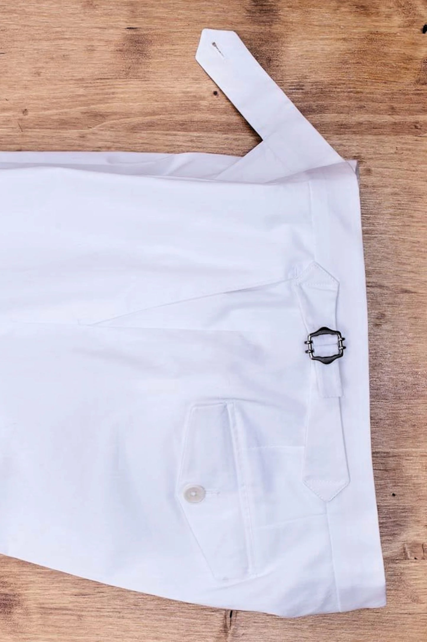 Short en coton blanc printemps été