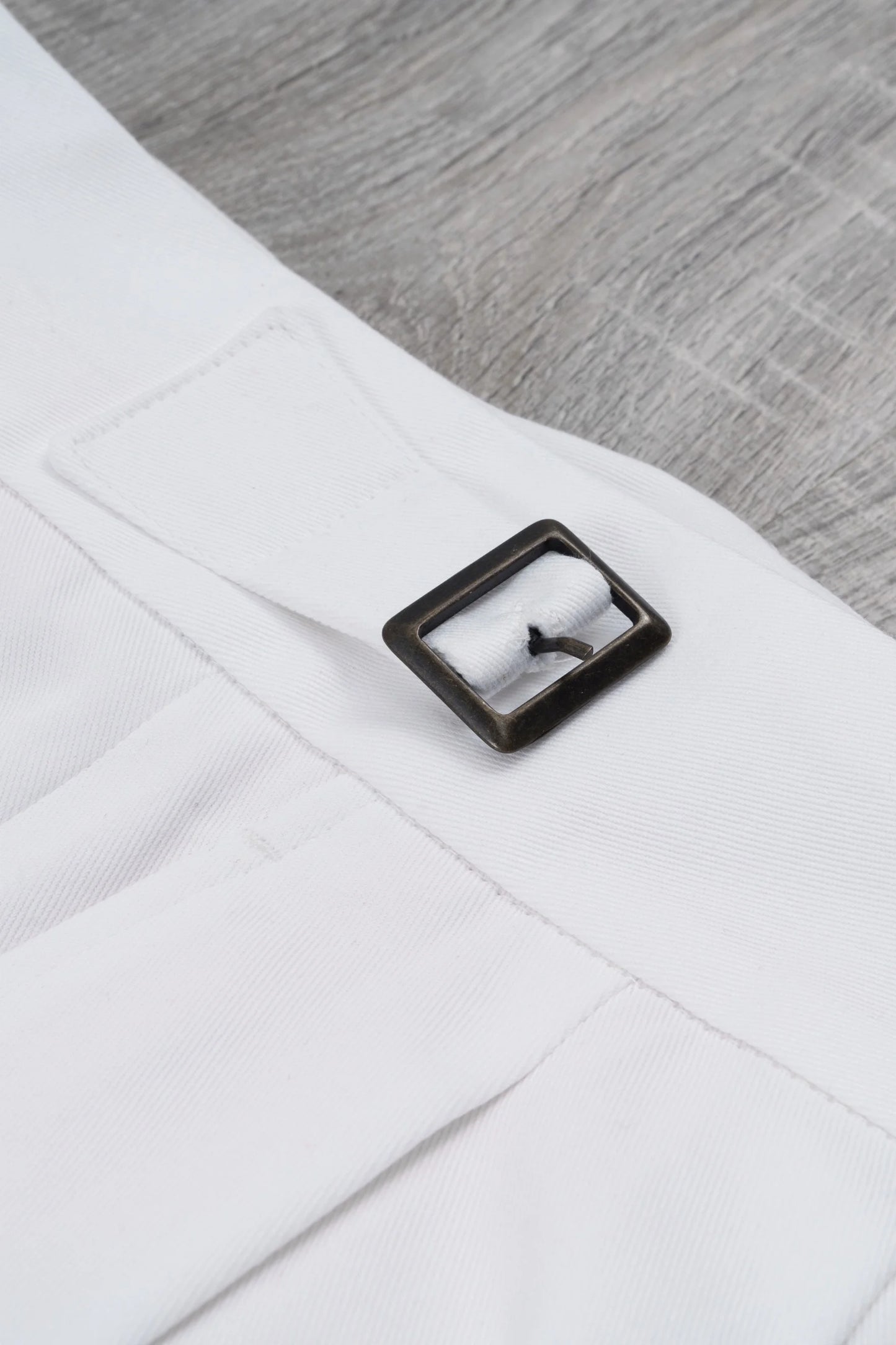 Pantalon en coton quatre saisons blanc