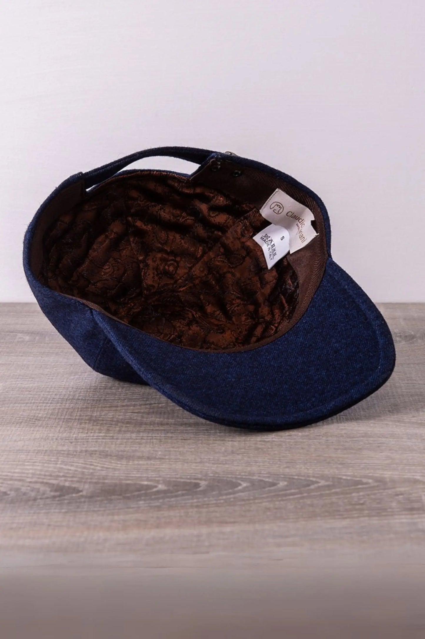 Blue Visor Cap Fall Winter