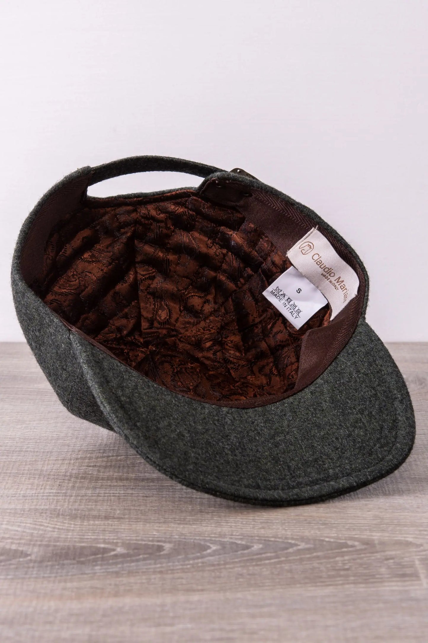 Green Visor Cap Fall Winter