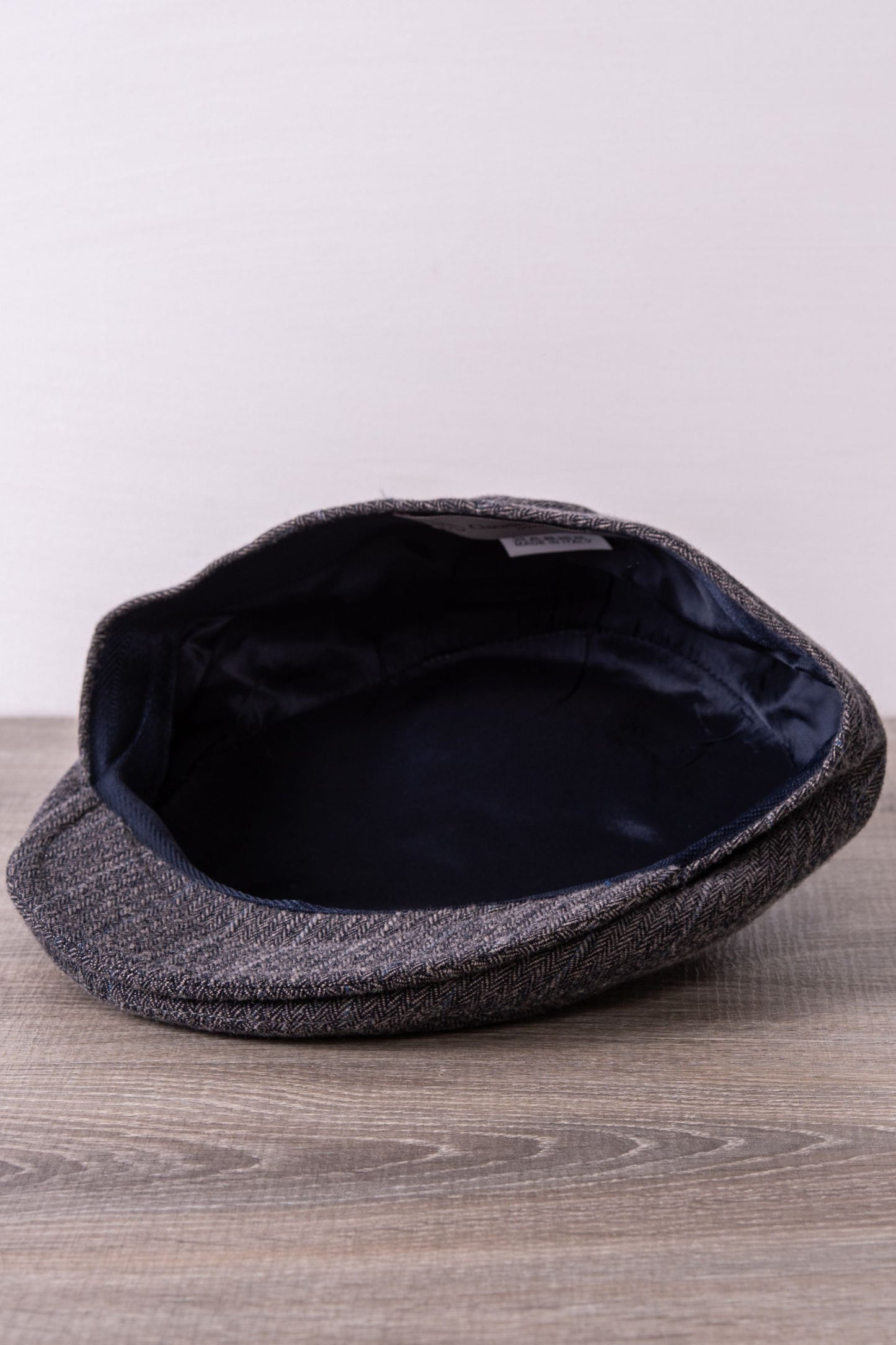 Casquette Grise à Chevrons - Laine, Automne Hiver