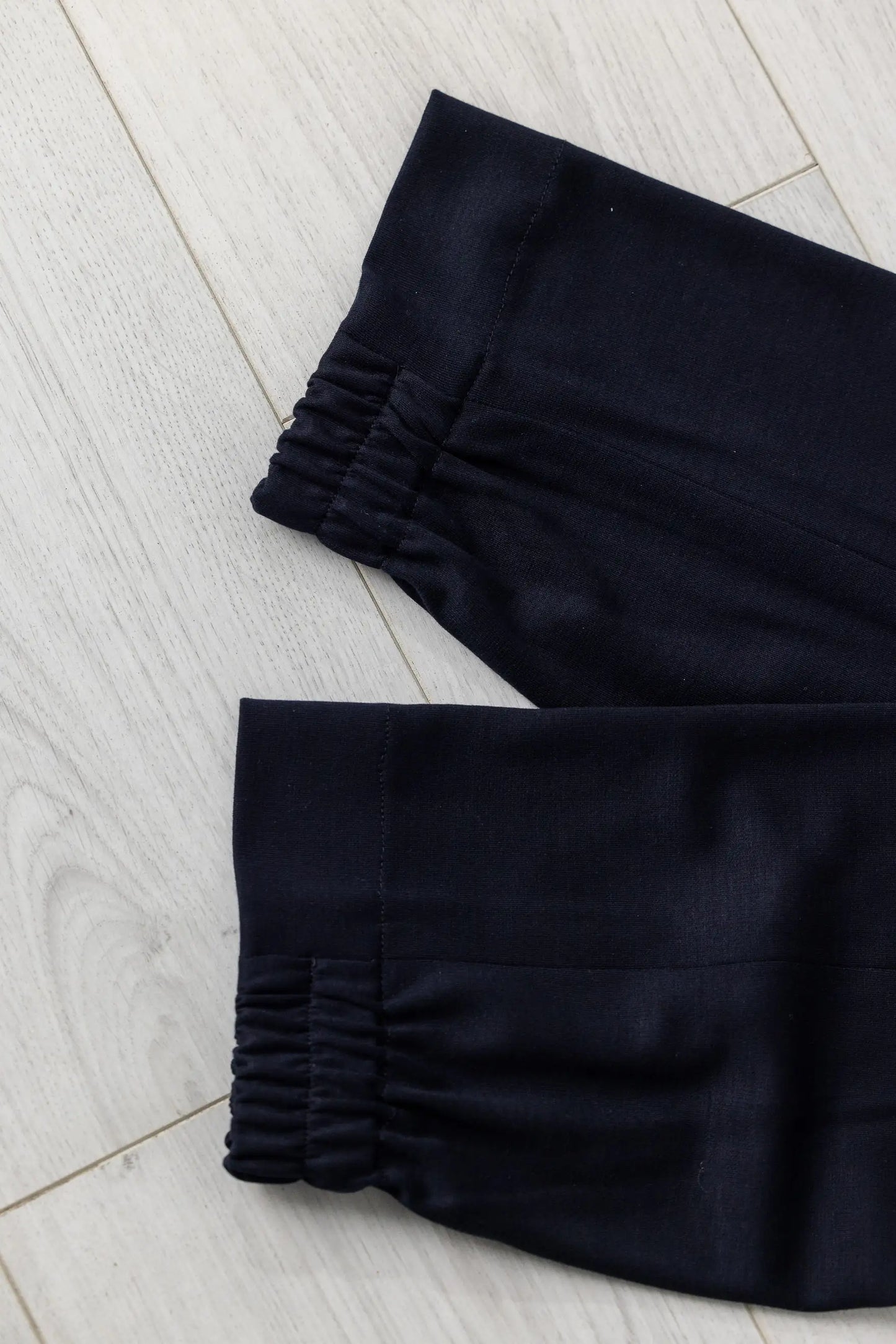 Autumn winter blue lyocell jersey trousers