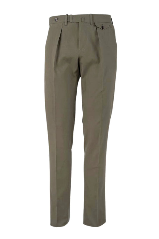 Pantaloni chino in cotone verde primavera estate