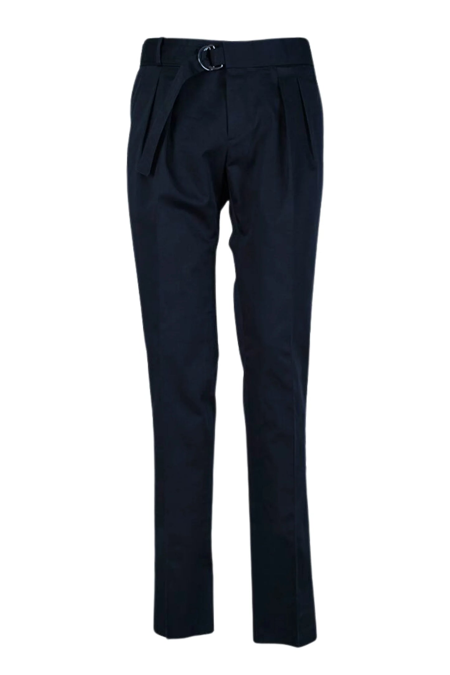 Four seasons navy blue cotton trousers