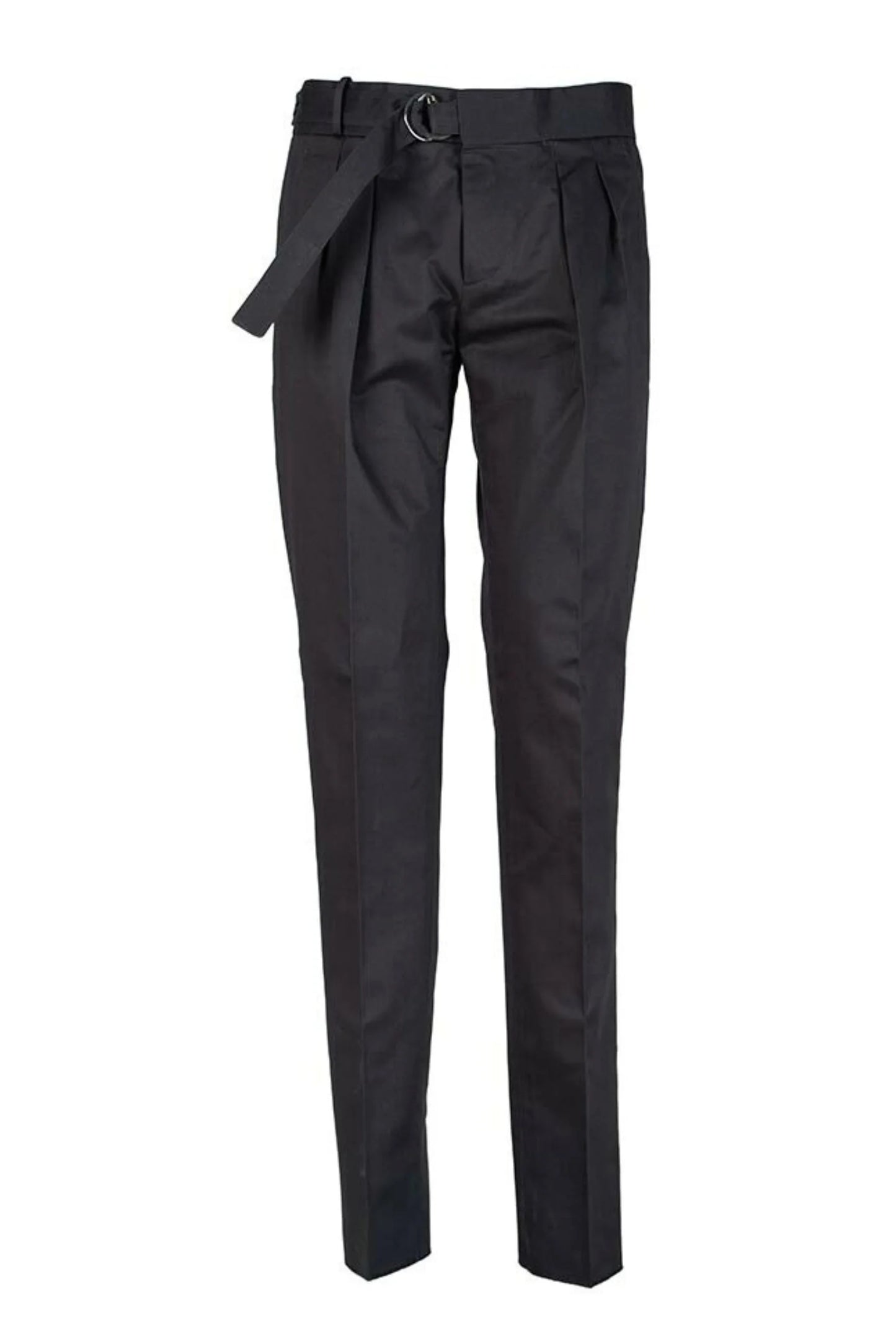 Four seasons dark gray cotton trousers