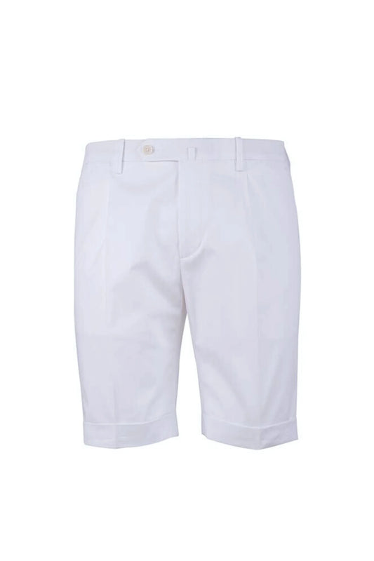 Spring summer white cotton shorts