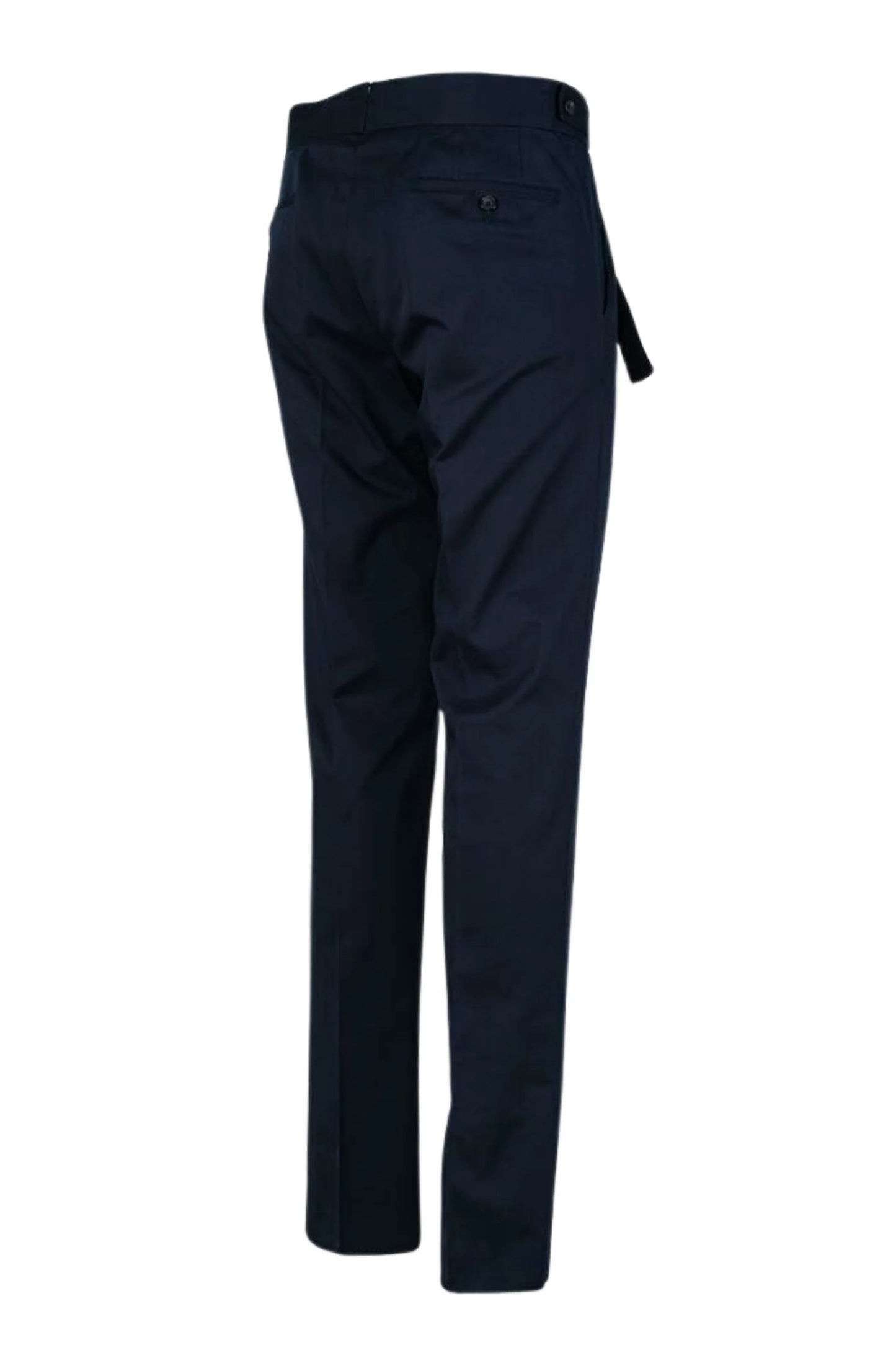 Four seasons navy blue cotton trousers