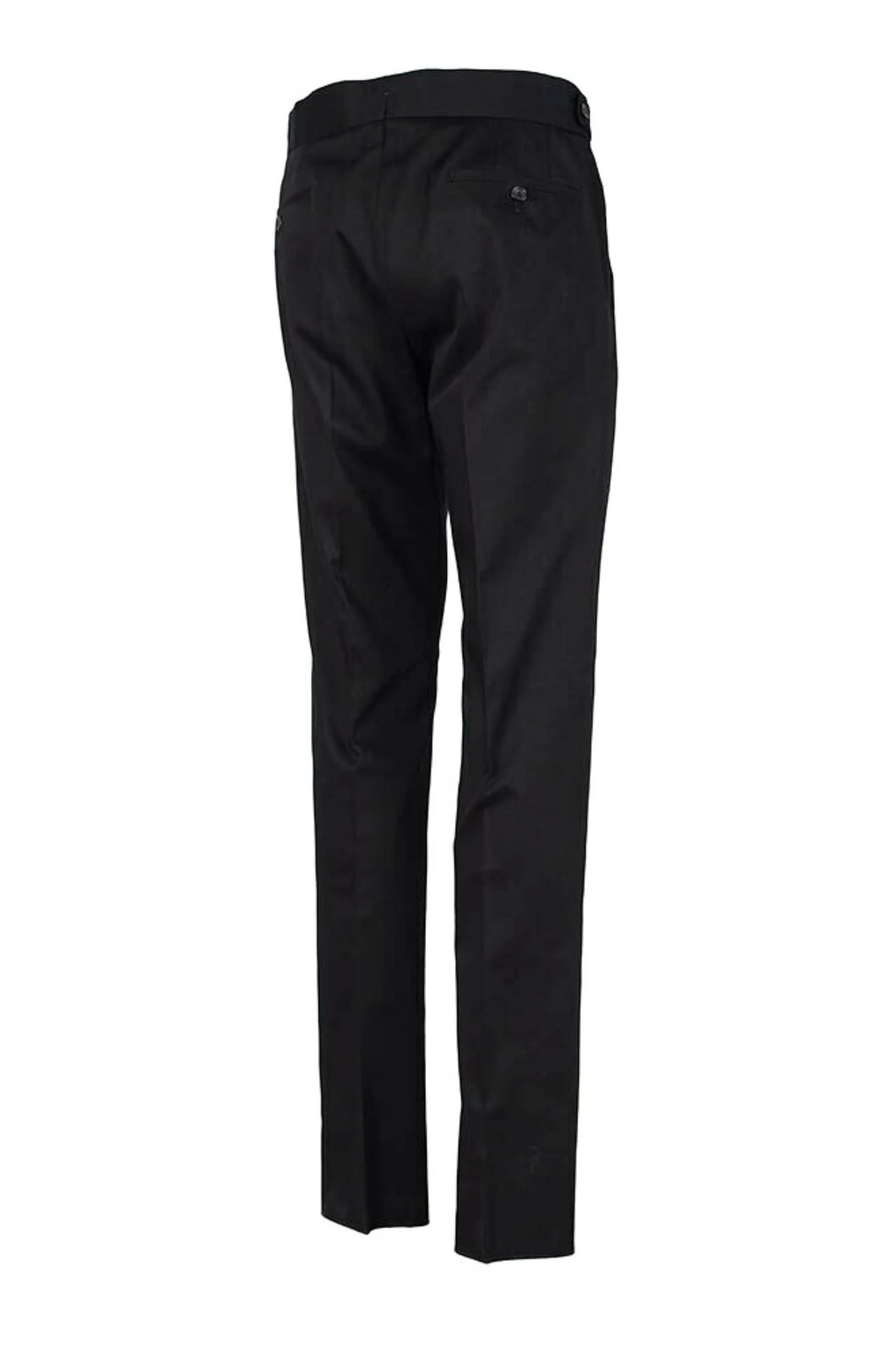 Four seasons black cotton trousers