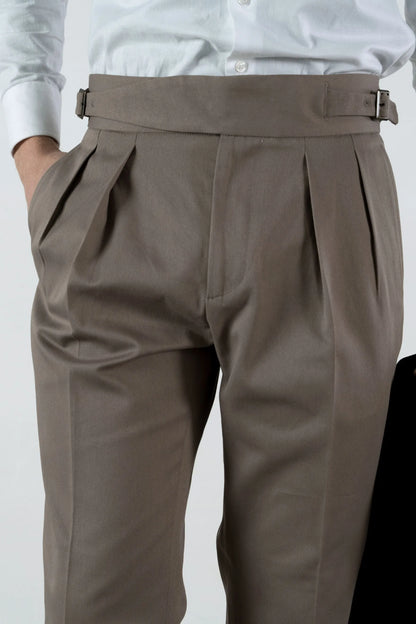 Trousers in four-season mud cotton