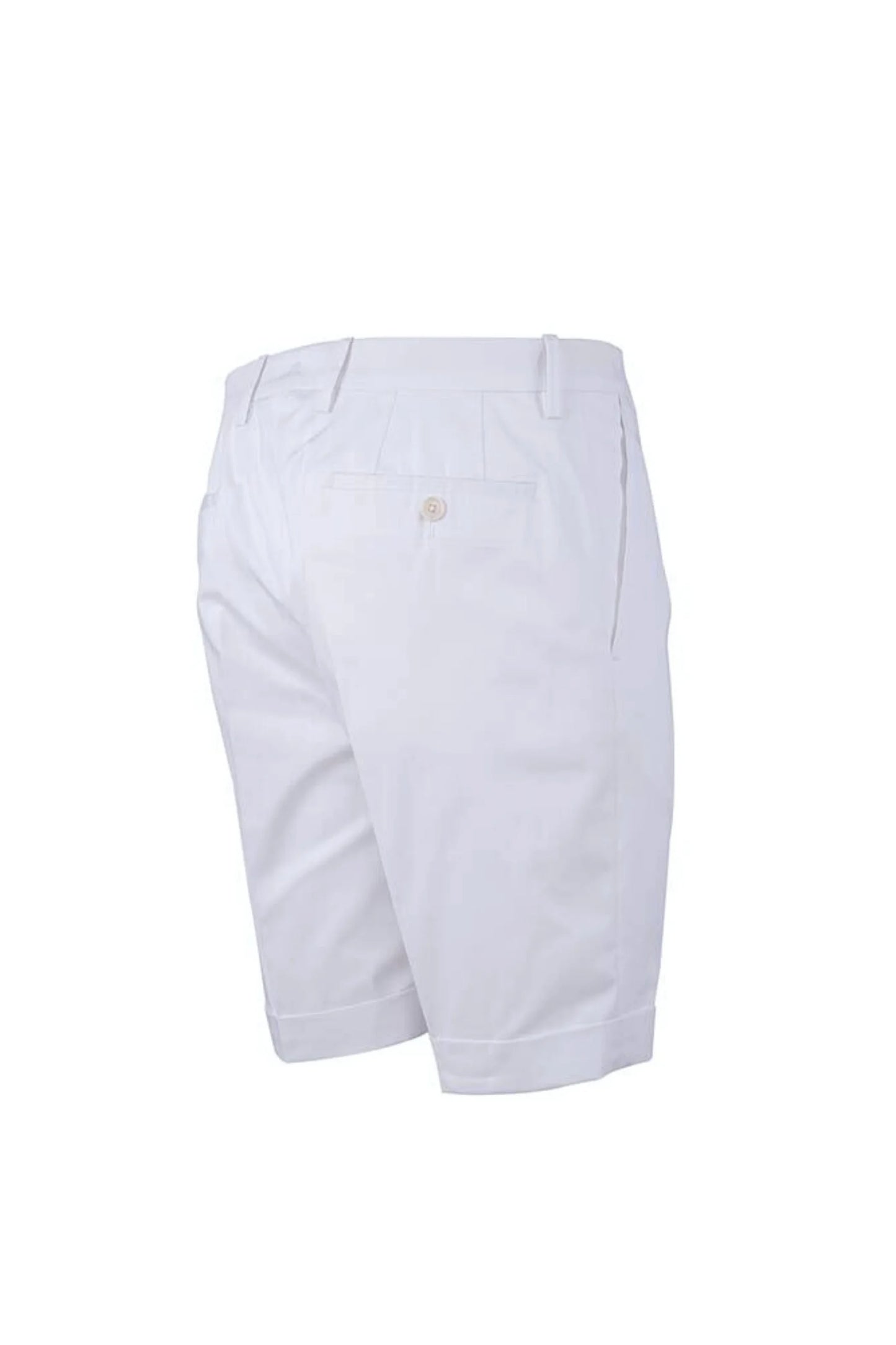 Spring summer white cotton shorts