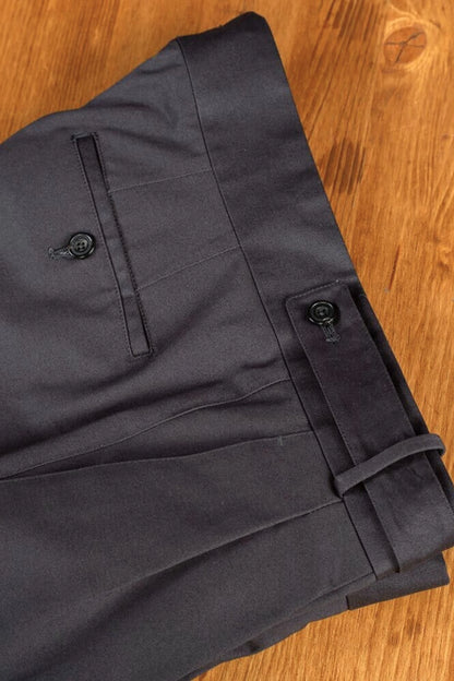 Pantalon quatre saisons en coton gris foncé