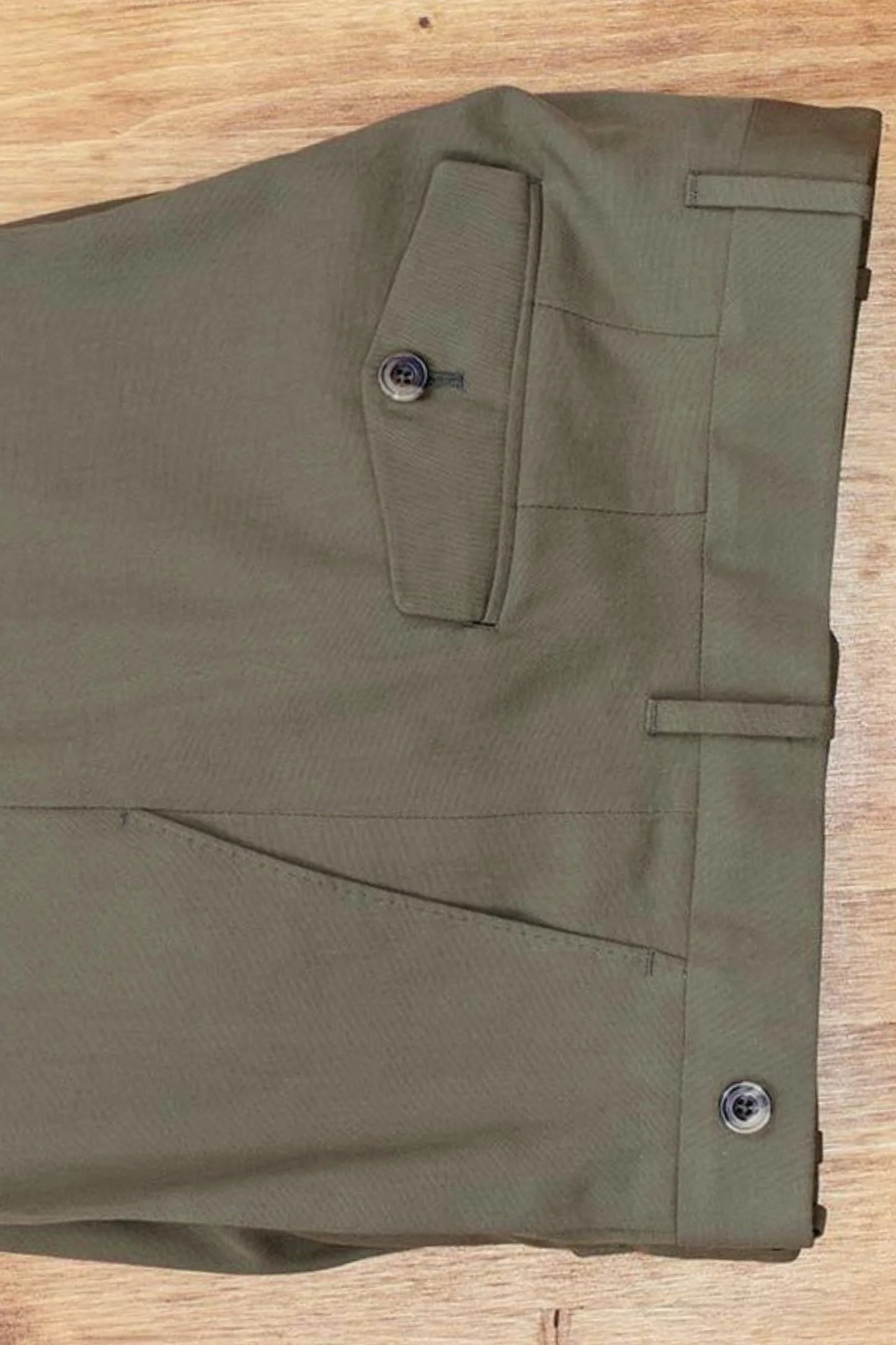 Pantaloni chino in cotone verde primavera estate