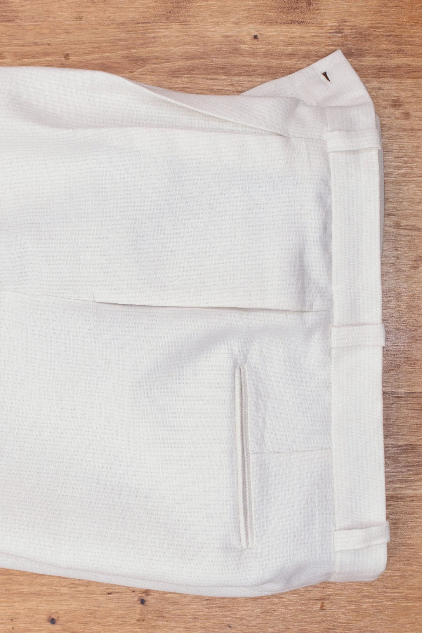 Four seasons ivory hemp trousers