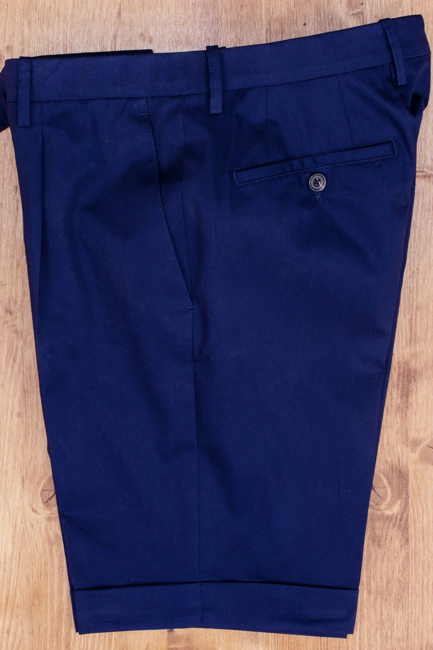 Spring summer blue cotton shorts