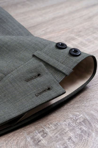 Four seasons green wool trousers