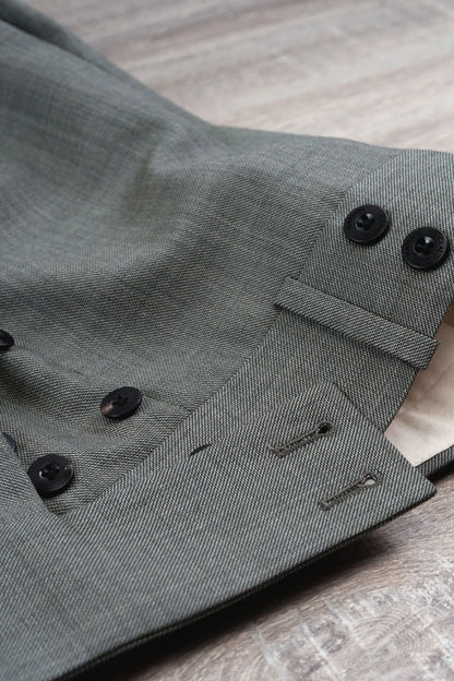 Four seasons green wool trousers