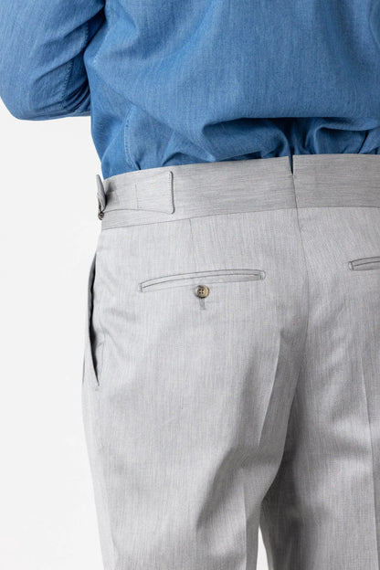 Four seasons gray cotton trousers