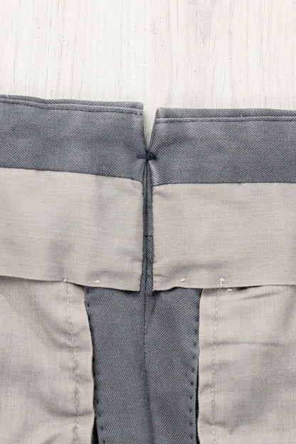 Pantaloni chino tinto lana 120’s grigio quattro stagioni