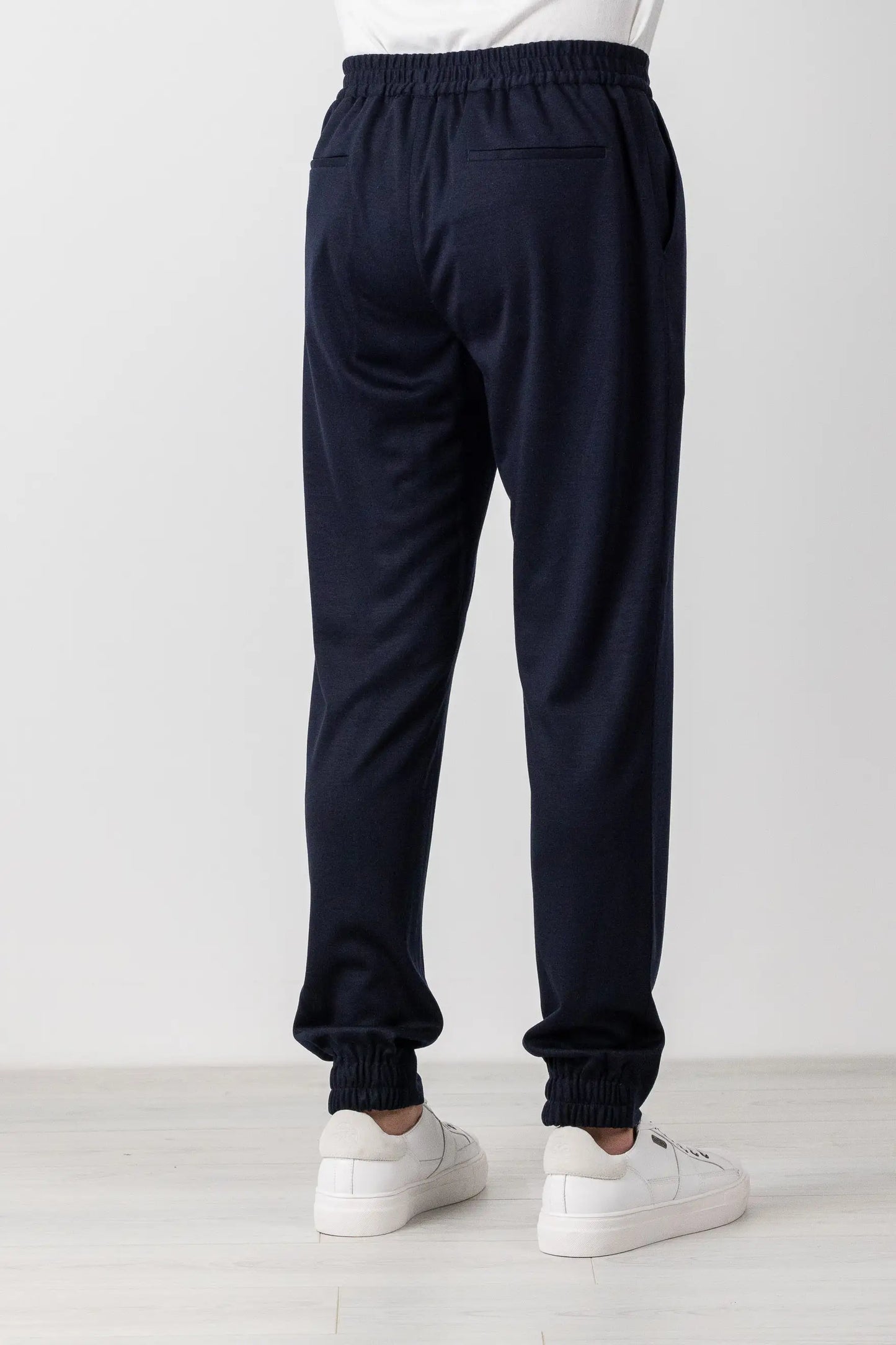 Pantalon en jersey lyocell bleu automne hiver