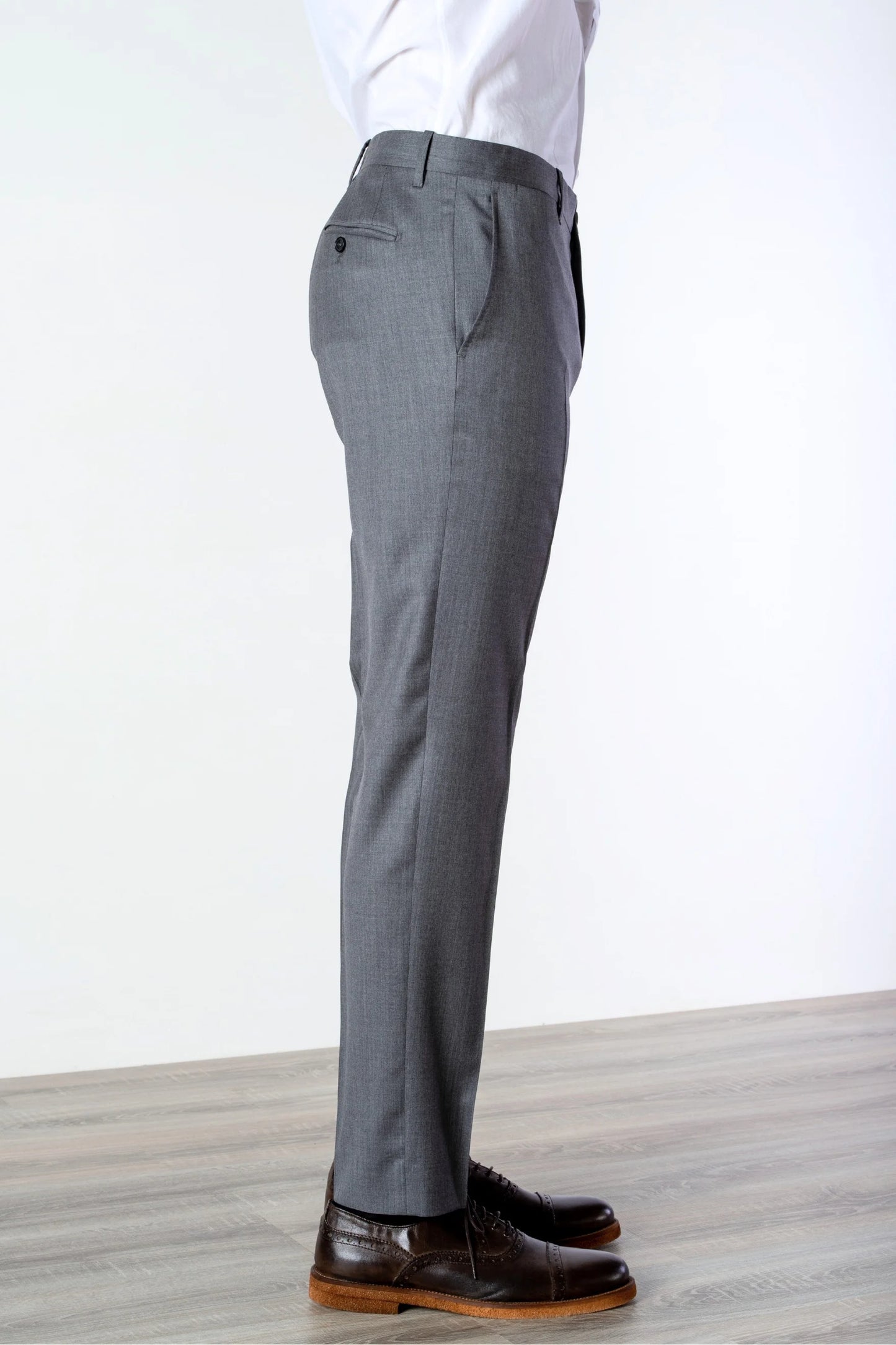 Four seasons gray wool trousers