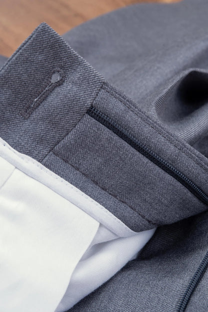 Four seasons gray wool trousers