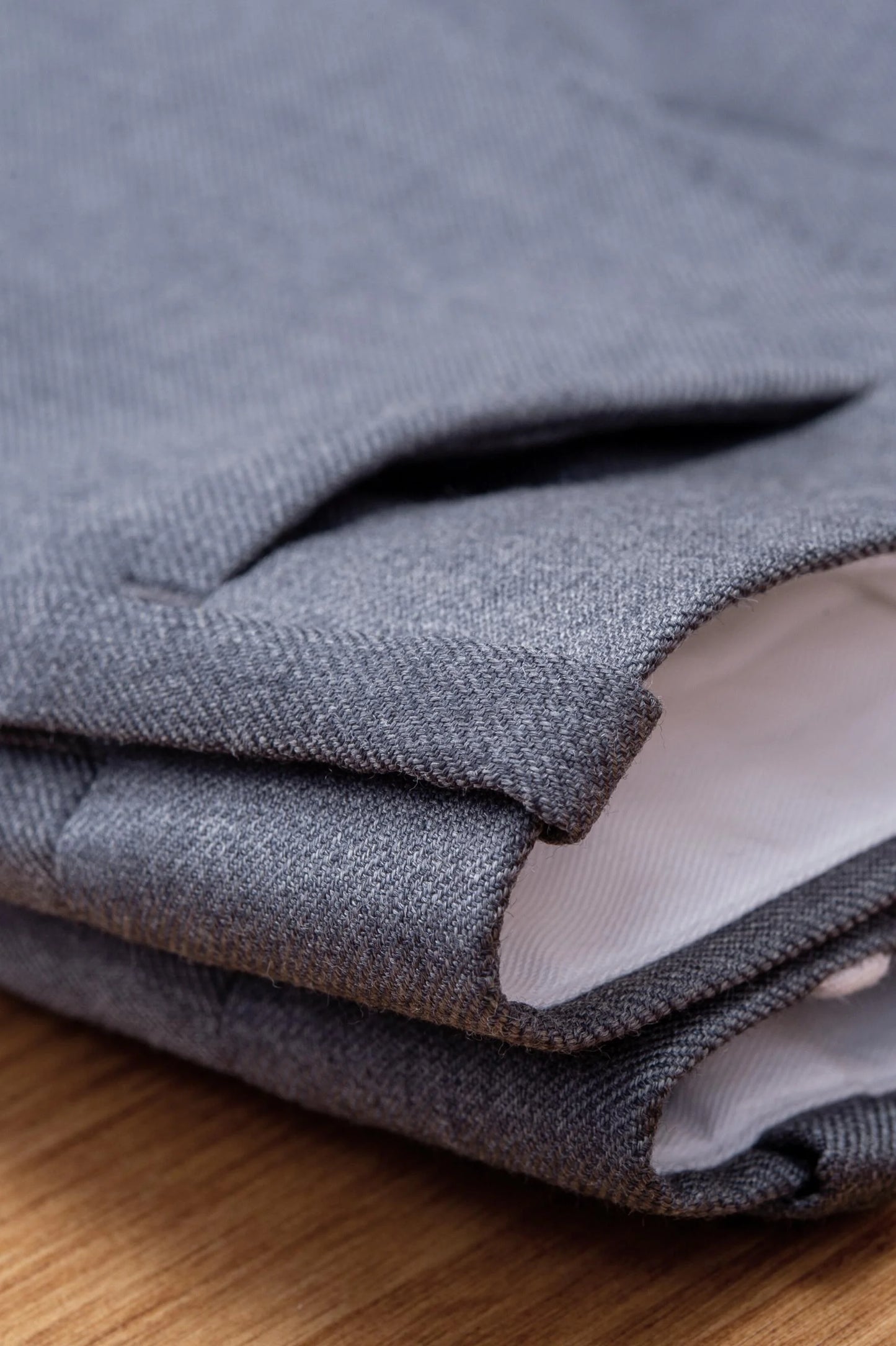 Four seasons gray wool trousers